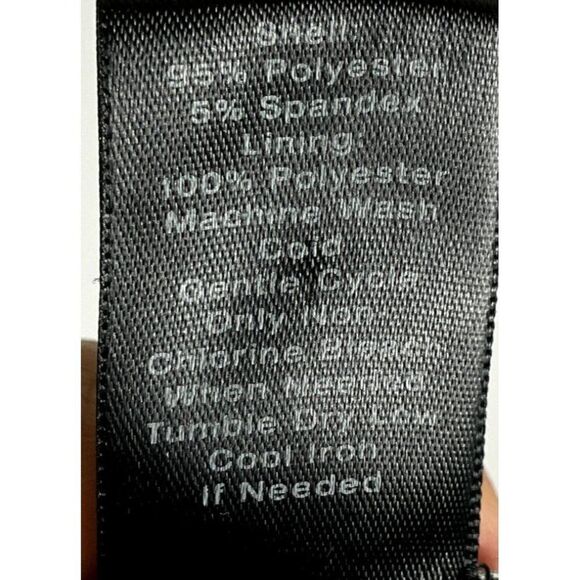 Ann Taylor Factory Citron & Black Print Tank Top, size XL, 95% poly/5% spandex - Picture 5 of 5